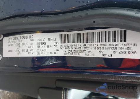 2015 Jeep Cherokee Limited z USA, uszkodzony, nr VIN 1C4PJMDS8FW584037